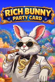 Rich Bunny Party Card